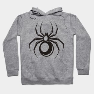 spider black Hoodie